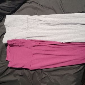 2 Lularoe maxi skirts large lot bundle solid full length modest